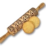 Embossing Rolling Pin Designed in Cooperation between Algiscrafts and Pottery by Jas FLORAL VINE for Ceramic and Cookies