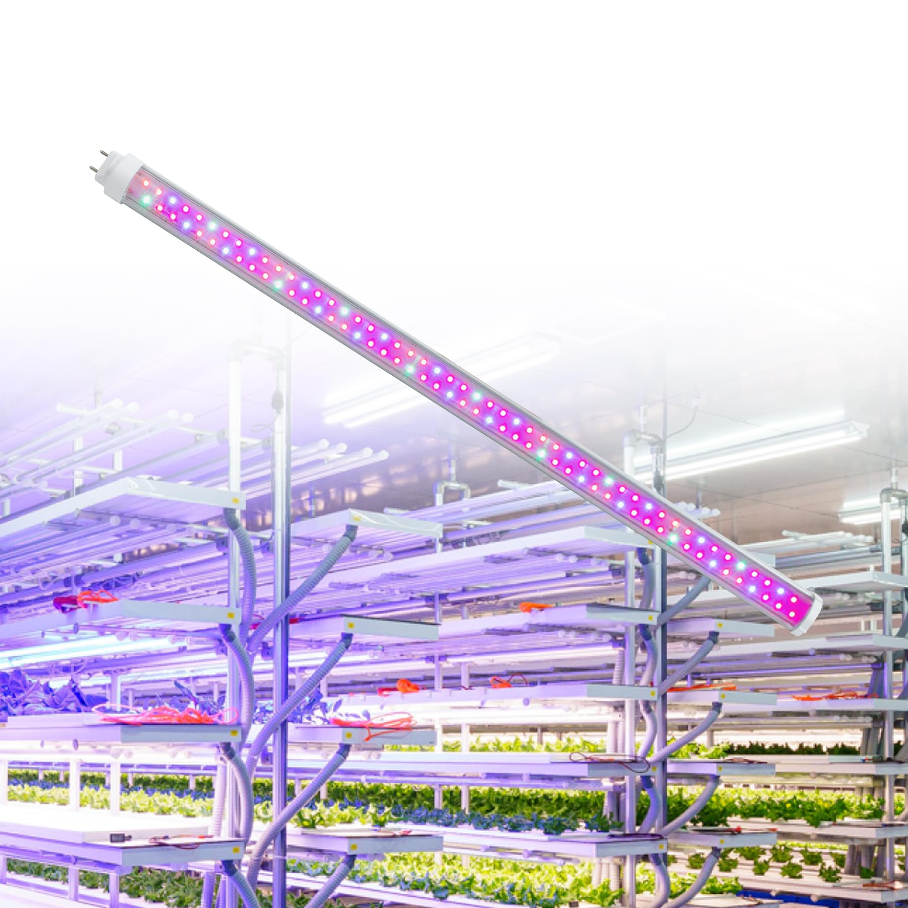Amazon.co.jp: 植物育成ライト 20w 60cm 防水型 植物工場植物成長用LED
