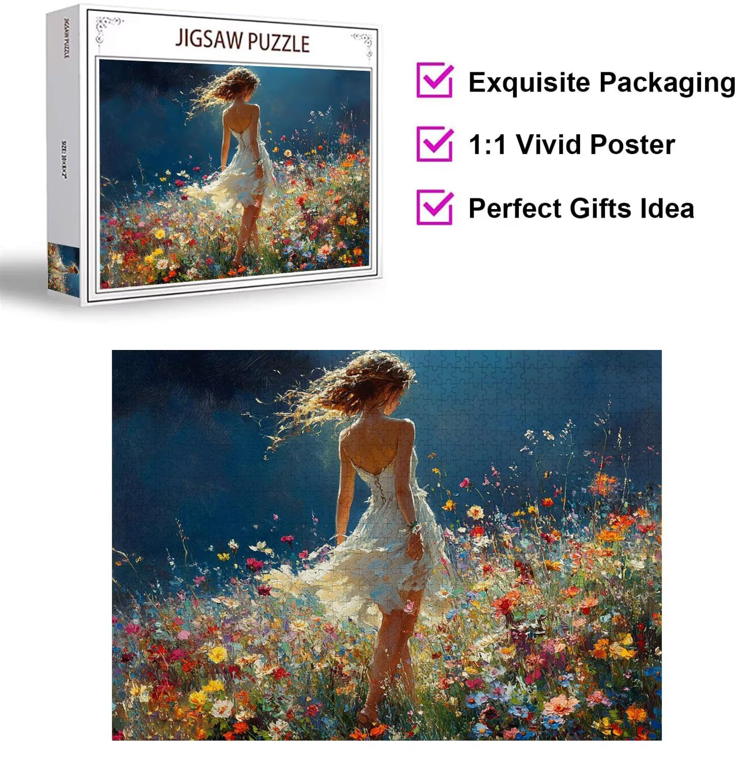 Puzzle 6000 Pezzi astratto Puzzle Classici per Gioco Familiare, n-57 | Impossibile Puzzles, Intrattenimento Creativo, Rilassamento Intelligence, Regalo per Amore e Amico, Decorazioni Casa, ragazza