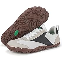 SAGUARO Barefoot Shoes Uomo Scarpe Minimaliste Donna Leggera Sneaker Barefoot Traspiranti Scarpetta Piedi Nudi Antiscivolo, Bianco, 43 EU