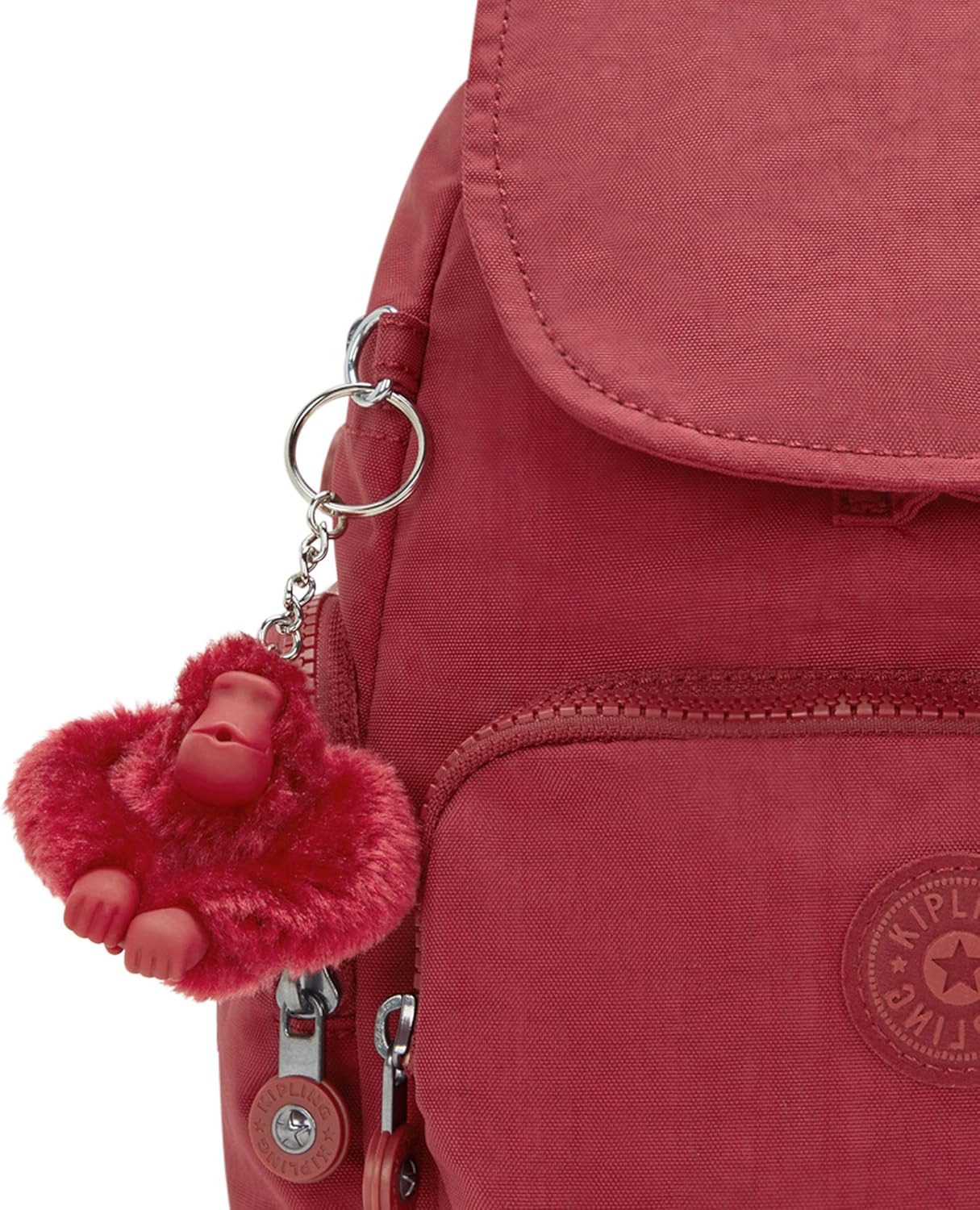 Kipling City Zip Mini Backpack Funky Red