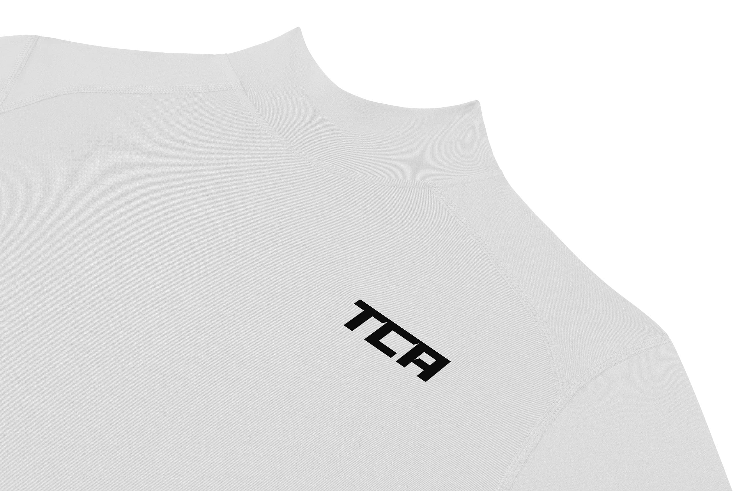 TCA PRO Performance Uomo Maglia Collo Alto a Maniche Lunghe