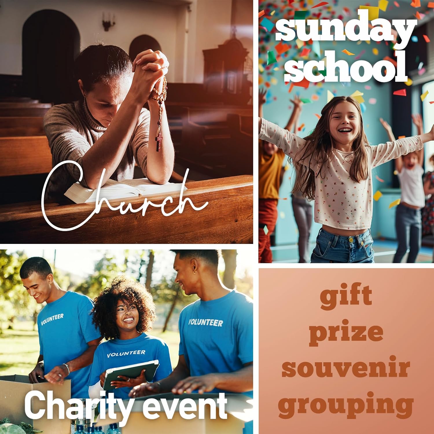 120Pcs Bible Verse Rubber Bracelets Bulk Christian Scripture Cross Silicone Wristbands Bracelet for Women Religious Gifts for Church Members Bible Bracelets- 7.5" 12 Designs （Pastel Colors） - Image 5