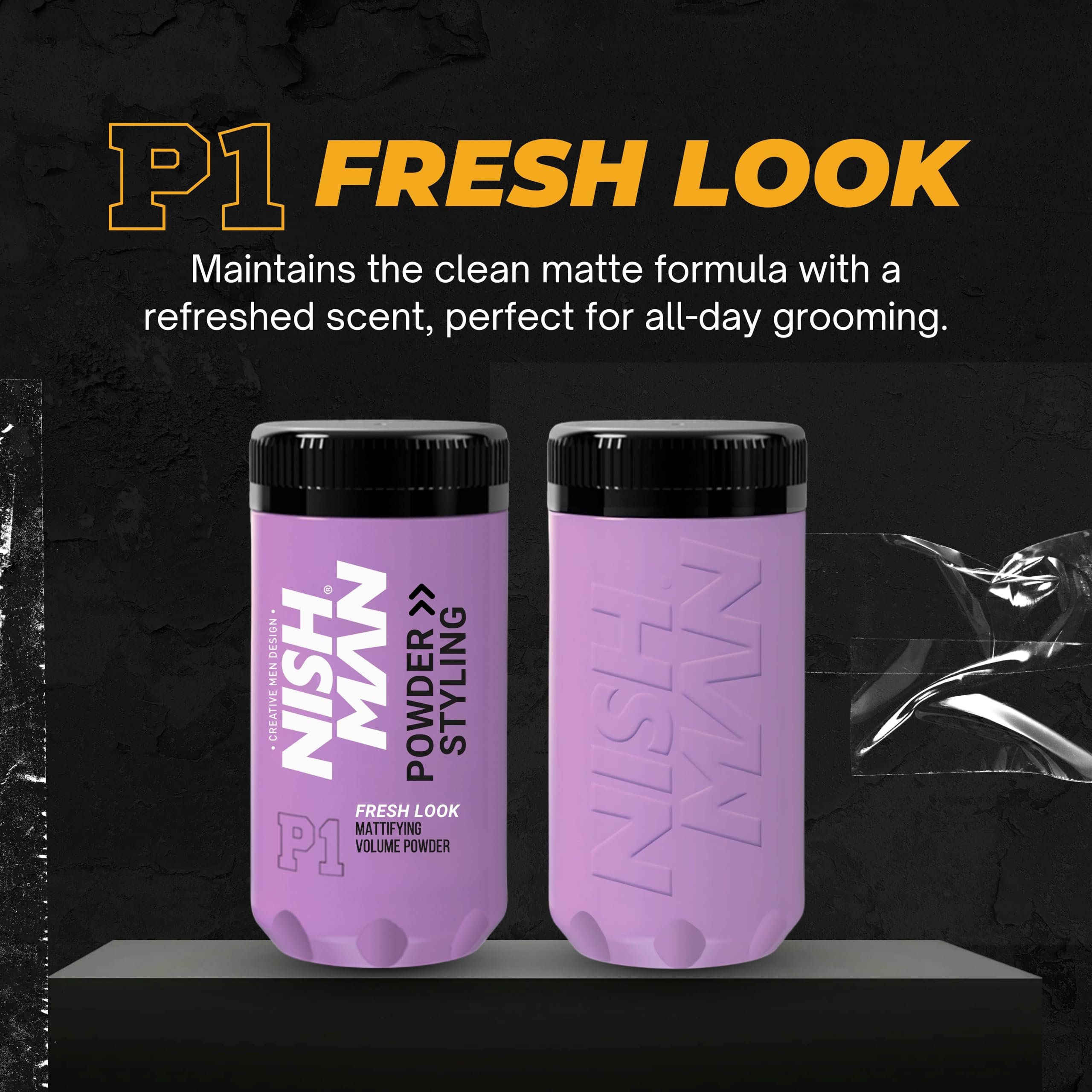 NISHMAN Hair Styling Powder P1 Fresh Look 20g - Fresh Scent - Maximum Volume Boost and Texture - Flexible Hold and Matte Finish - Image 2