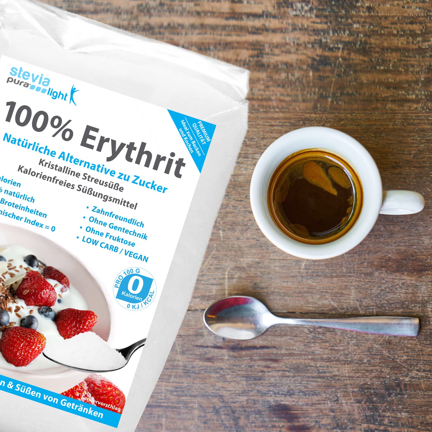 Erythrit | Natürliche Süße zuckerfrei | kalorienfreier Zuckerersatz | Vegan & zahnfreundlich | Zucker Alternative zum Kochen & Backen | 10kg