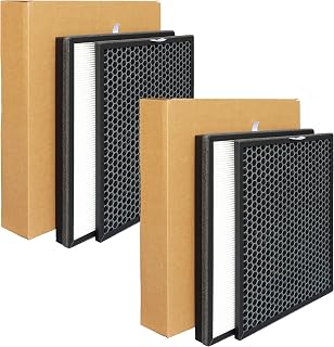 Filtro HEPA FY2422 y FY2420 de repuesto para filtro de carbón activo Philips AC2889, AC2887, AC2882, AC3829/10 filtro de purificador de aire Accesorios (2 filtros Hepa y carbón activo)