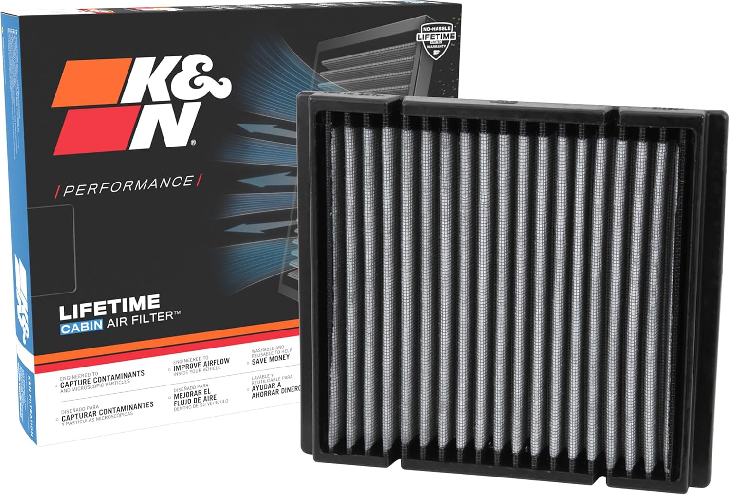 K&N LIFETIME Cabin Air Filter: Premium, Washable, Clean Air for your Cabin: Compatible with 2007-2015 Ford/Lincoln/Mazda: Edge, MKX, CX-9, VF2019 K&N LIFETIME Cabin Air Filter: Premium, Washable, Clean Air for your Cabin: Compatible with 2007-2015 Ford/Lincoln/Mazda: Edge, MKX, CX-9, VF2019