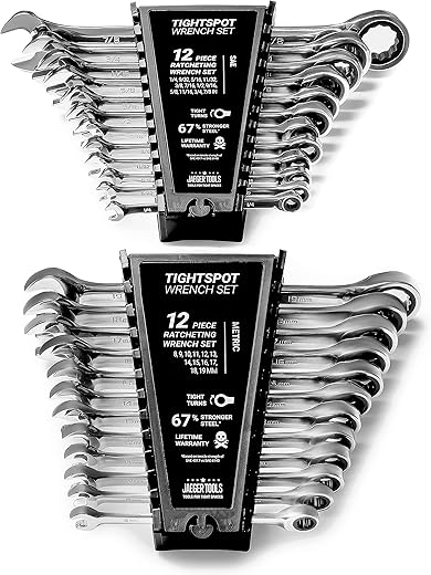 24pc IN/MM TIGHTSPOT Ratcheting Wrench Set - MASTER SET Including Inch &...