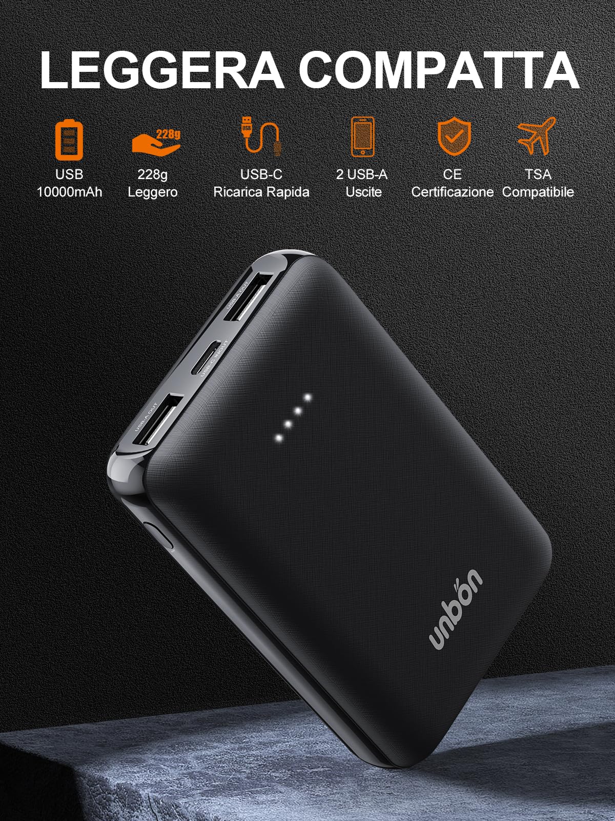 UNBON Gilet Riscaldato Uomo con Batteria USB 10000mAh, Giubbotto Riscaldato Uomo con 3 Temperatura 6 Zone di Calore, Gilet Riscaldante Pile Elettrico, Giacca Riscaldata per Moto Caccia