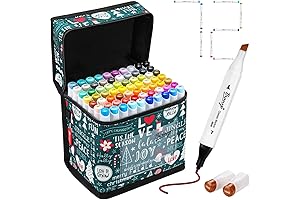 72 Primary Colors Art Skills Blendable Markers