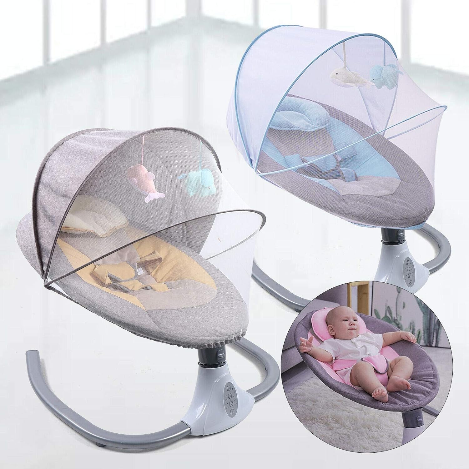 Buy Cncest Electric Rocking Bassinet Baby Bouncer Buy Cncest Electric Rocking Bassinet Baby Bouncer