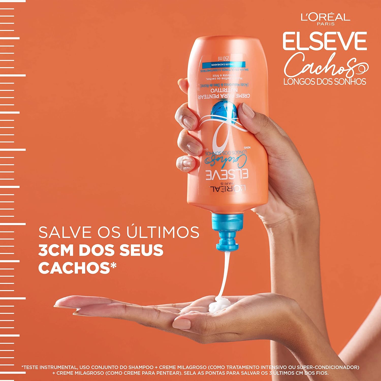 ELSÉVE Creme Para Pentear Nutritivo Elseve Cachos Longos Dos Sonhos 250Ml
