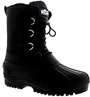 Vista 3 de Botas Polar de invierno, con cordones, de nailon, cortas, para invierno y nieve, para hombre