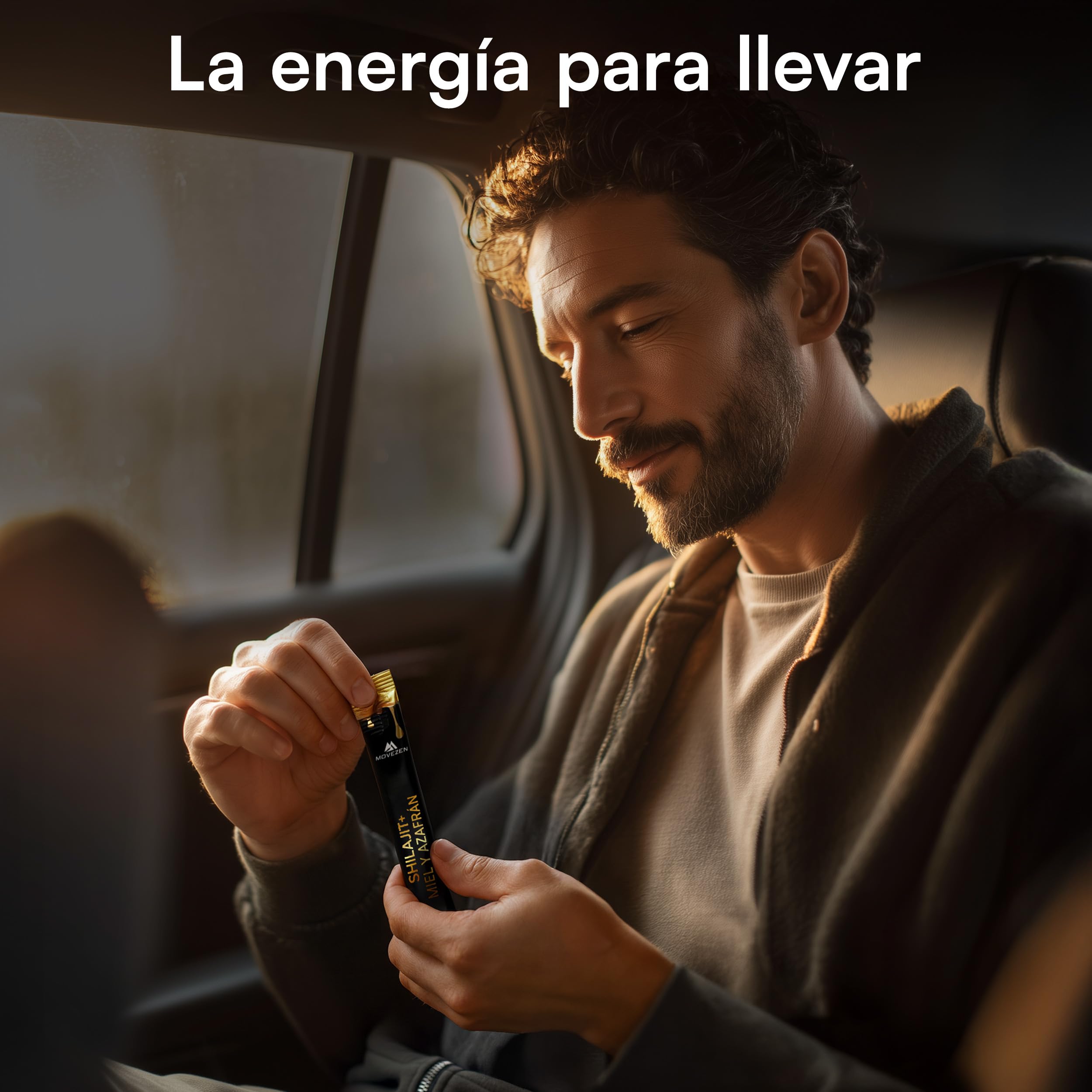 Shilajit +, Resina auténtica 100% pura del Himalaya con miel y azafrán orgánico, energía duradera, vitalidad, concentración, 30 palos de 8 g, rica en ácido fúlvico y húmico, 85+ minerales