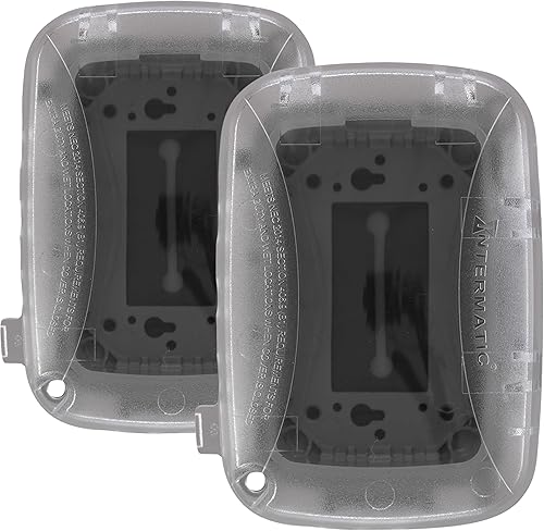 Intermatic WP5100C Caja Eléctrica Resistente a la Intemperie - Una Sola Entrada, Cubierta Versátil para Tomacorriente Exterior - Diseño Seguro para