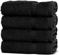 Vista 69 de Chakir Turkish Linens - Toallas turcas de 100% algodón, suaves y absorbentes (4 paños, color gris)