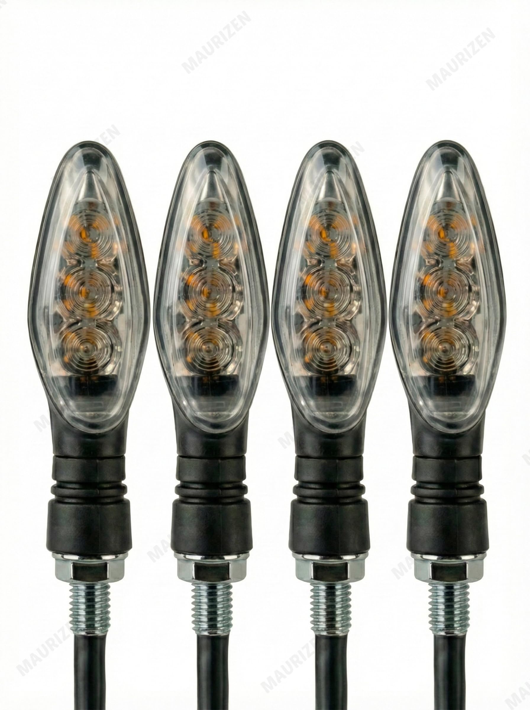 Universal Turn Signal Indicator Light Blinker Yellow Light for Motorcycle Compatible with KTM | YAMAHA | KAWASAKI | BAJAJ | HONDA | Universal for All Bikes (Pack of 4)-image-18