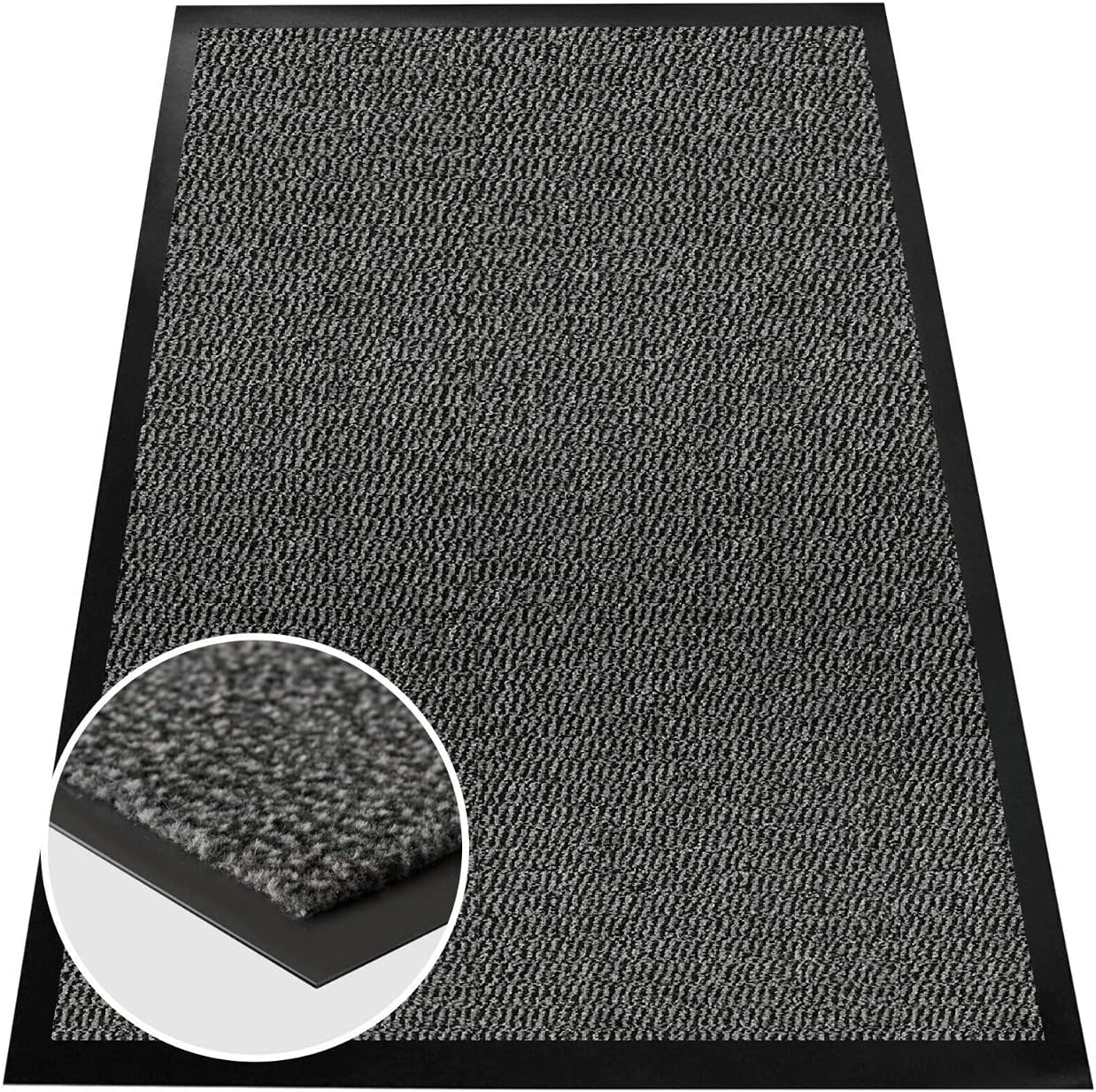 Large/Small Grey Barrier Mat Heavy Duty Indoor Outdoor Dirt Trapper