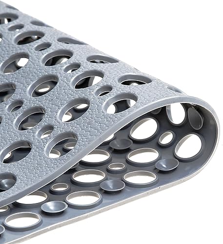 Miniatura 4 de Tapete antideslizante para bañera extra suave de elastómero termoplástico para niños, lavable a máquina, solo para bañeras lisassin textura, 35