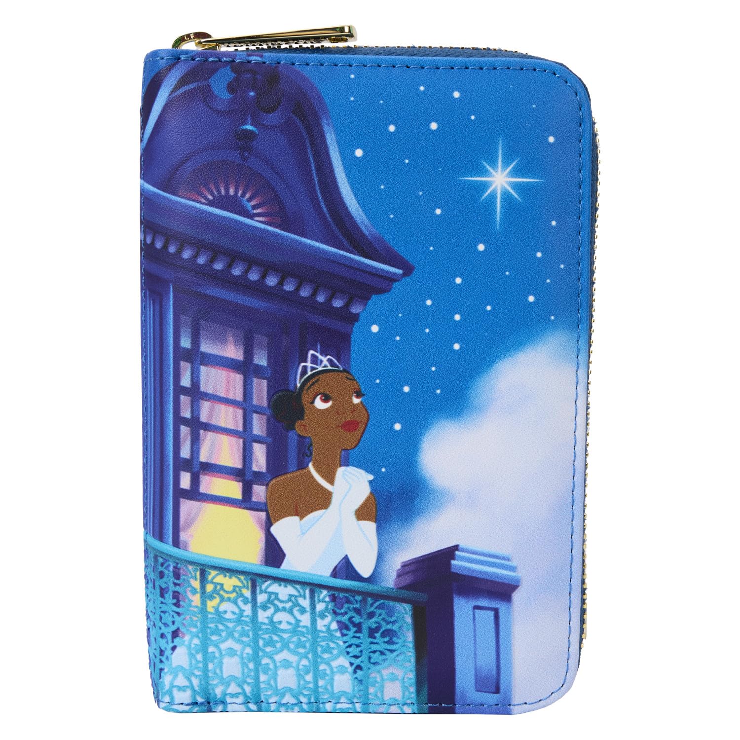 Loungefly Disney Princess and The Frog Geldbörse mit Reißverschluss zum 15. Geburtstag