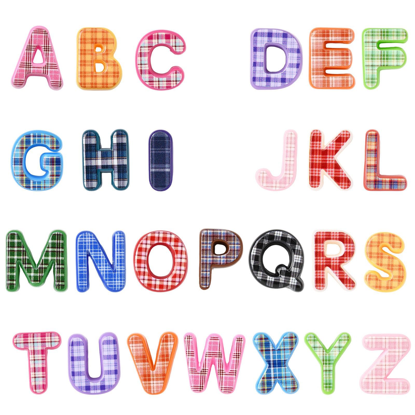 Perles alphabet acrylique pour fabriquer des porte-clés personnalisés et bracelets de rechange