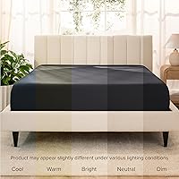 Vista 71 de Bare Home 100% Organic Cotton Sateen Fitted Sheet - Smooth Sateen Weave - Breathable & Cooling - Hotel Luxury - Durable Fitted Sheet - Deep Pocket