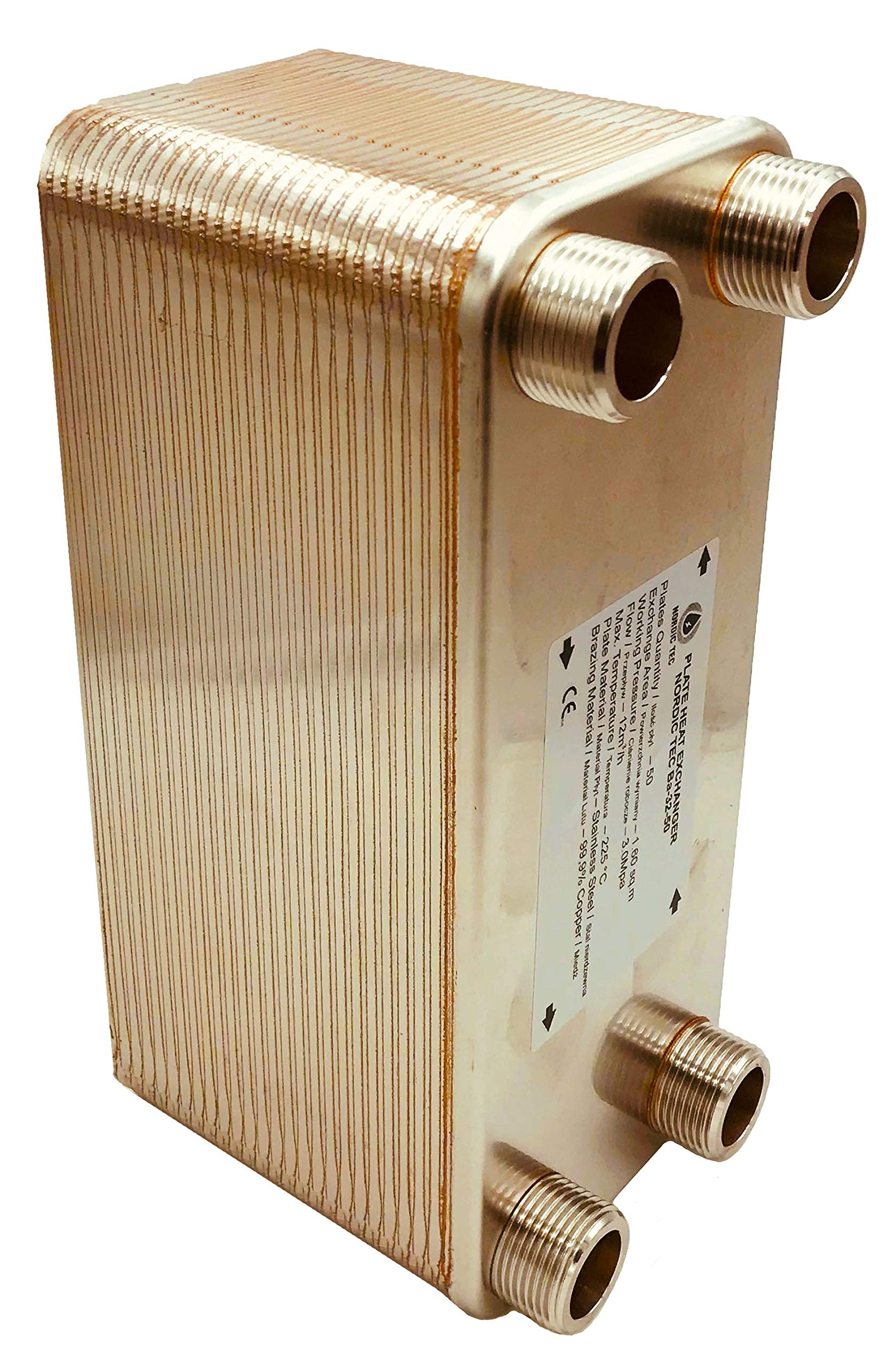 Scambiatore Di Calore Acciaio Inox BA 32-50 - 50 Piastre, 285 KW, 30 Bar - Foto 7