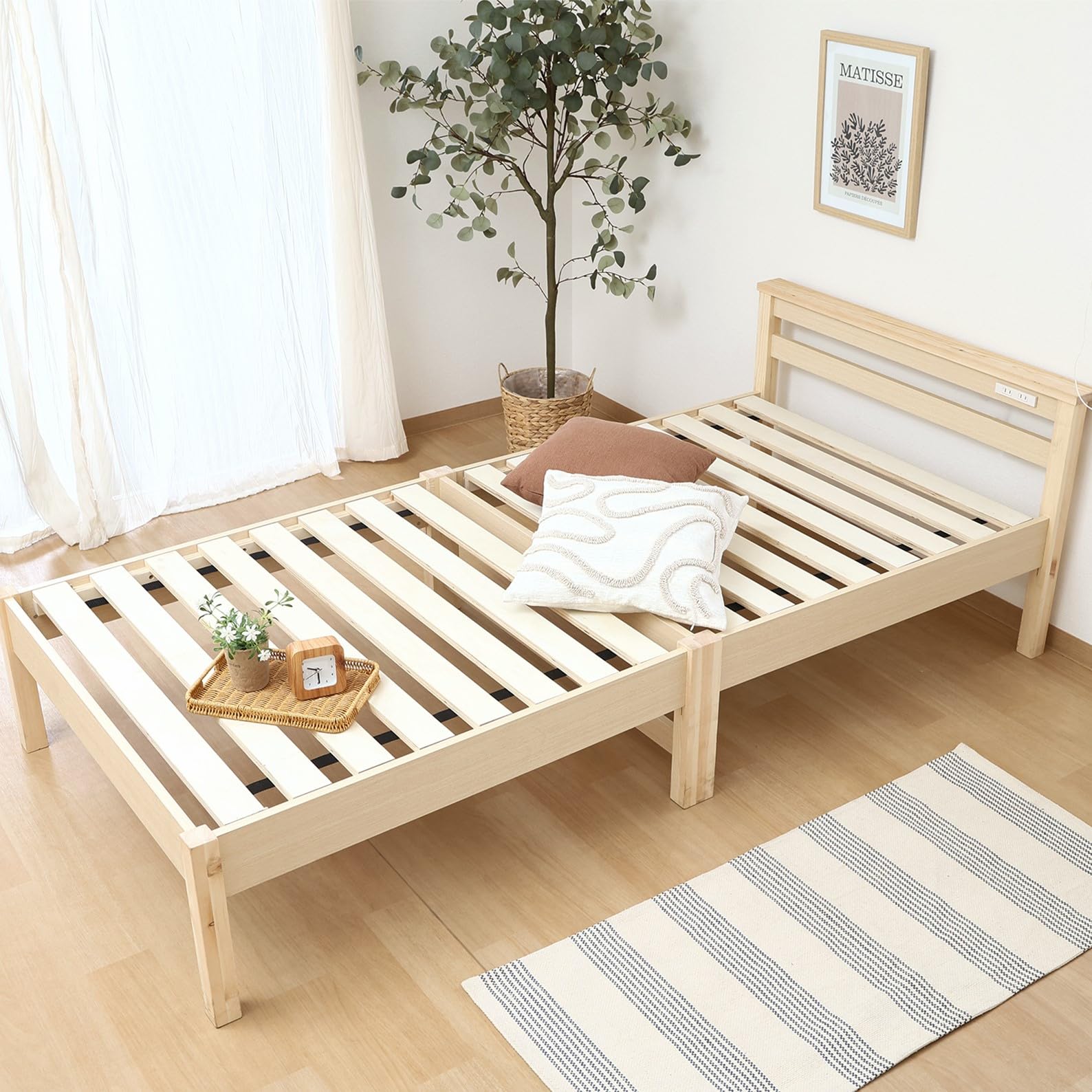連絡がつかなくなった為　再出品　ホワイト　シングルベッド　収納付　マット無 楽天市場】シングルベッド マットレス付き 大容量 収納付きベッド