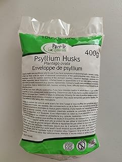 100% Pure Psyllium Husks Whole 400g. All Natural Product with No Side Effects - Ultra Premium Digestive Dietary Supplement - No Fillers or Binders, No Artificial Ingredients