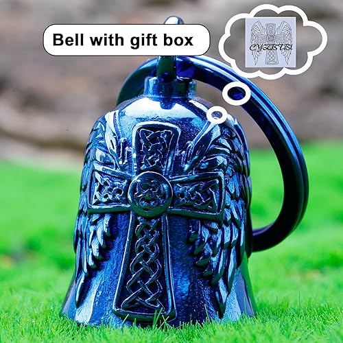 Miniatura 4 de Campanas de motocicleta para hombre, campana de ángel de motocicleta para hombres y mujeres, accesorio de motociclista, protección de seguridad para