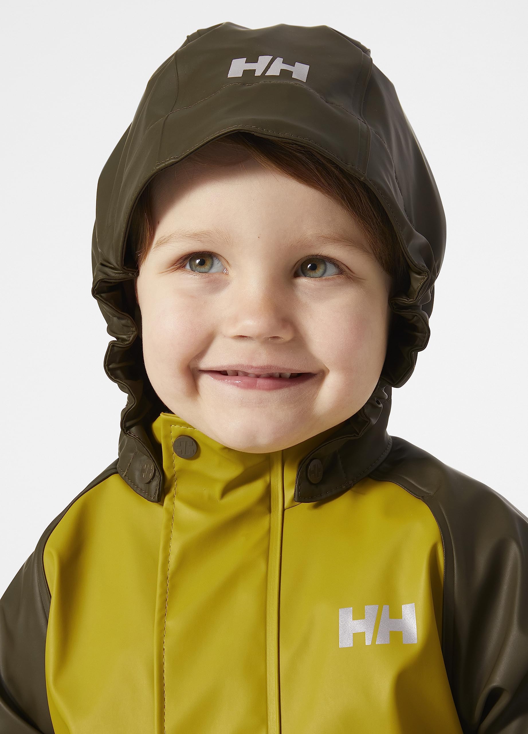 Helly Hansen Unisex Niños Conjunto Impermeable Bergen PU Forro Polar