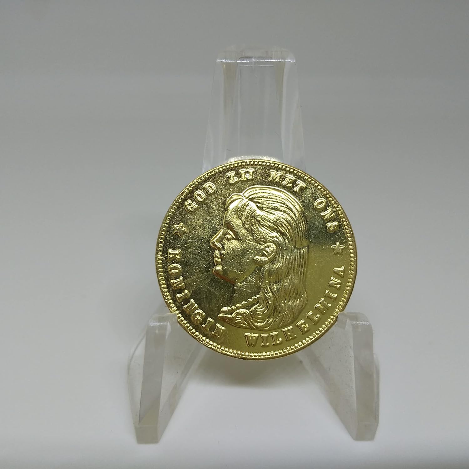 オランダ 10グルデン金貨 ウィルヘルミナ女王 レプリカ 正規品質保証