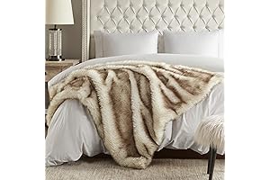 Ultra Long Pile Faux Fur Throw Blanket