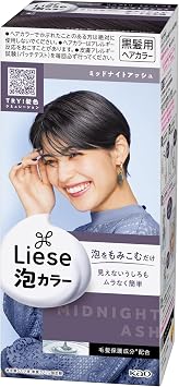 Lise Foam Color Midnight Ash Black Hair Dye