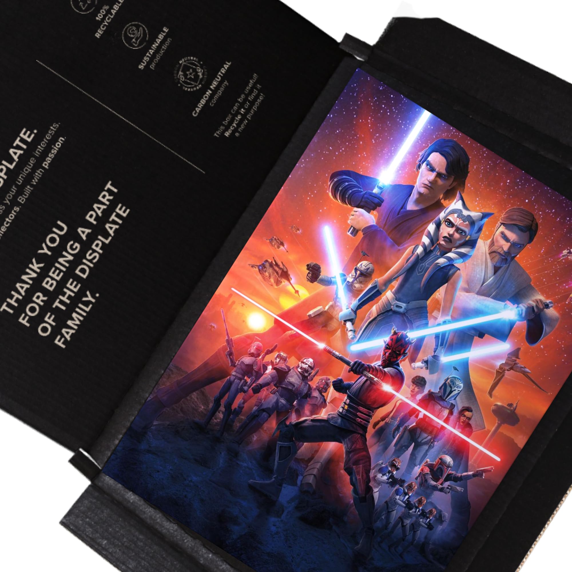 Amazon.com: Displate Metal Poster Star Wars - Ahsoka Tano - Clone