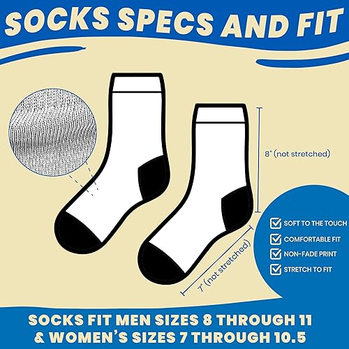 Miniatura 8 de UNDSPTD Calcetines personalizados para cualquier ocasión, regalo de ocasión calcetines personalizados con caras