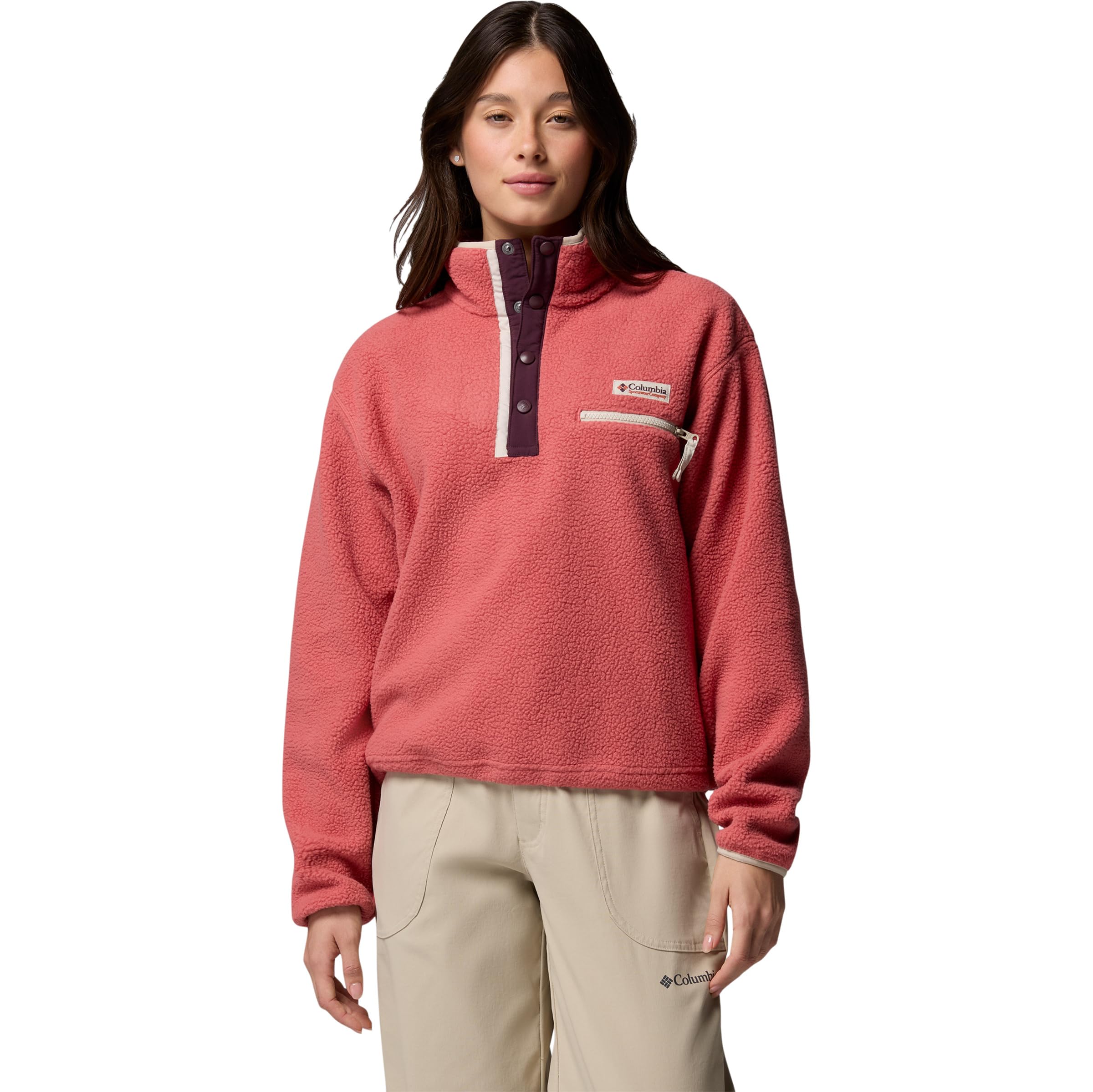 Columbia Helvetia™ II Cropped 1/2 Snap Fleece