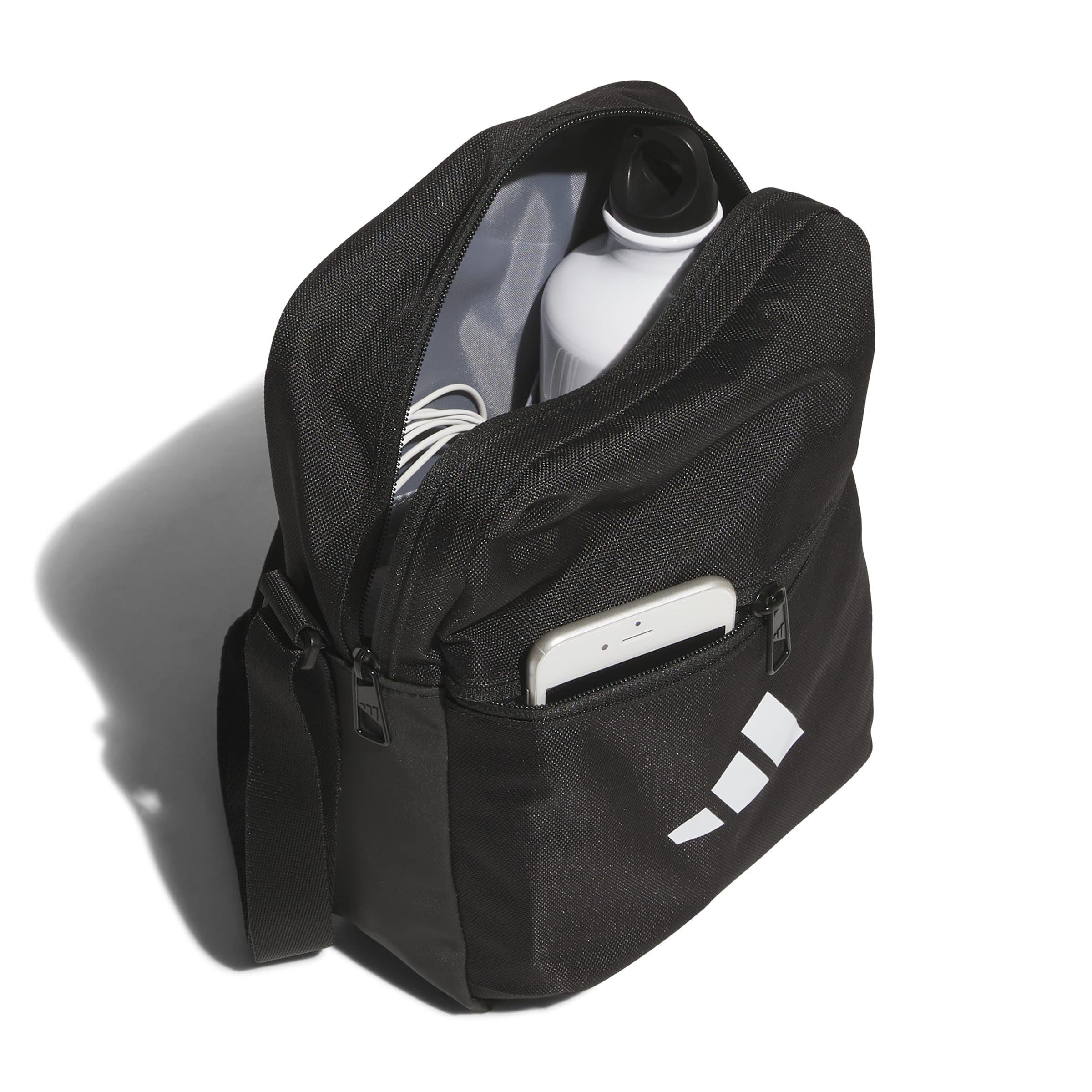 adidas Uniseks Essentials Organizer Waist Pack, Black/White, One size