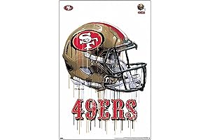 Exclusive San Francisco 49ers Drip Helmet 20 Wall Poster