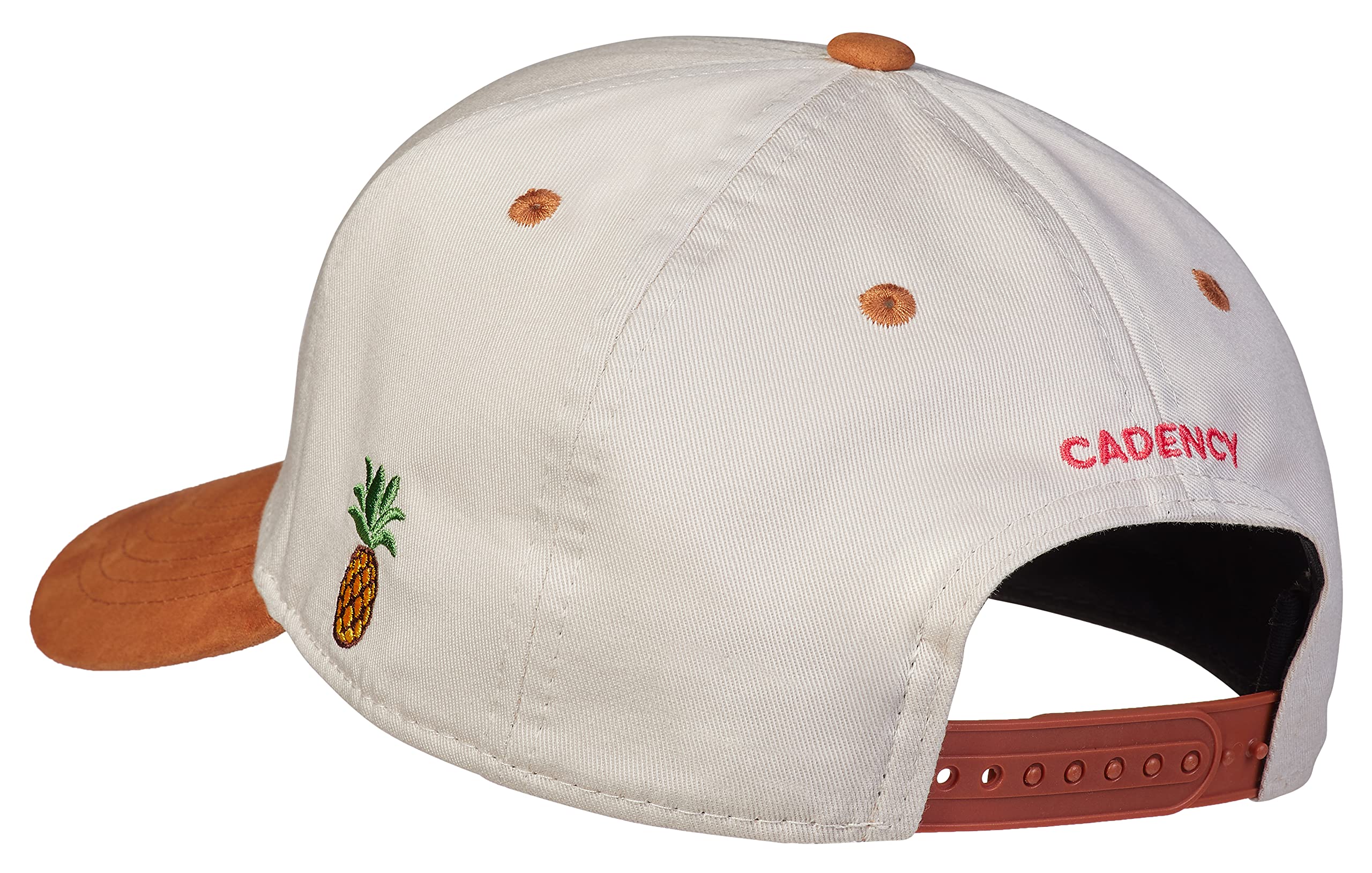 Cadency® Gorra de Béisbol, Hawaii, Color Gris Arena, Unisex, Tamaño Ajustable