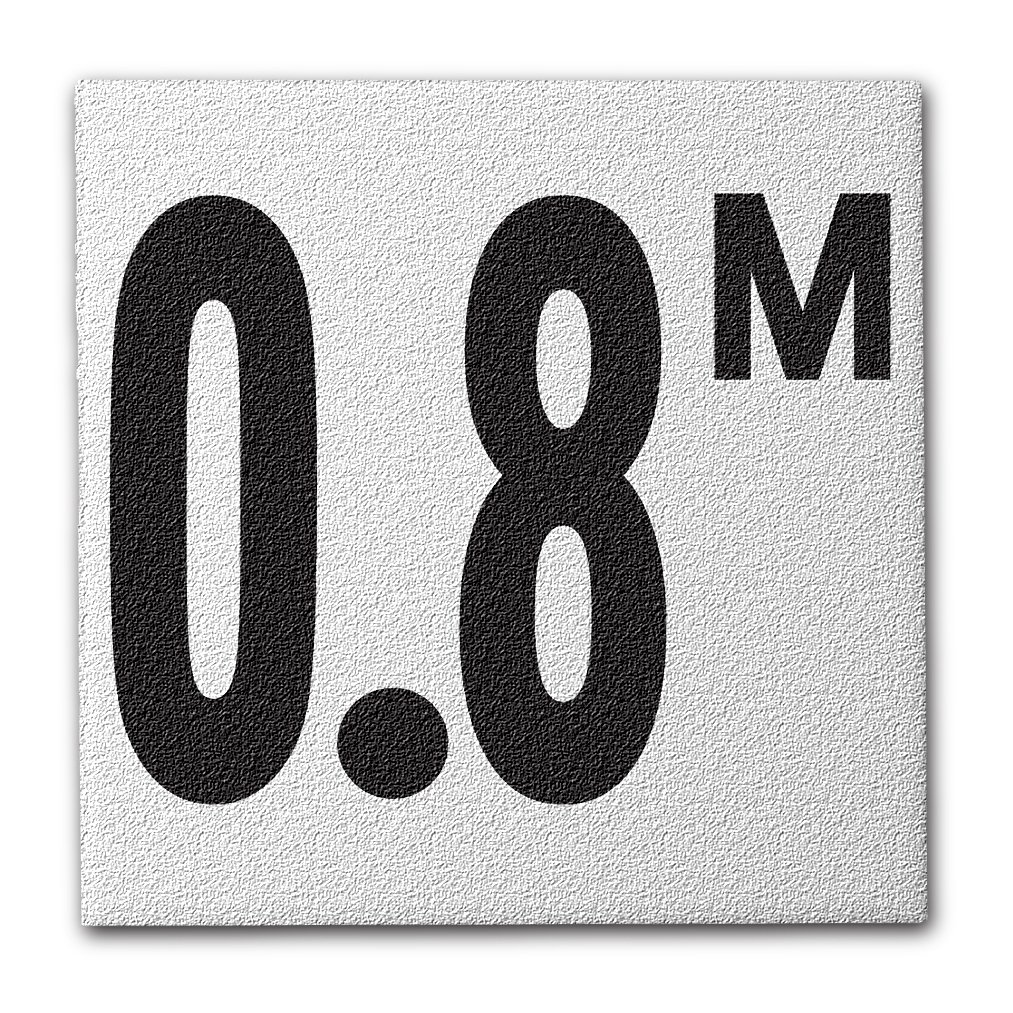 Ceramic Swimming Pool Deck Depth Marker 