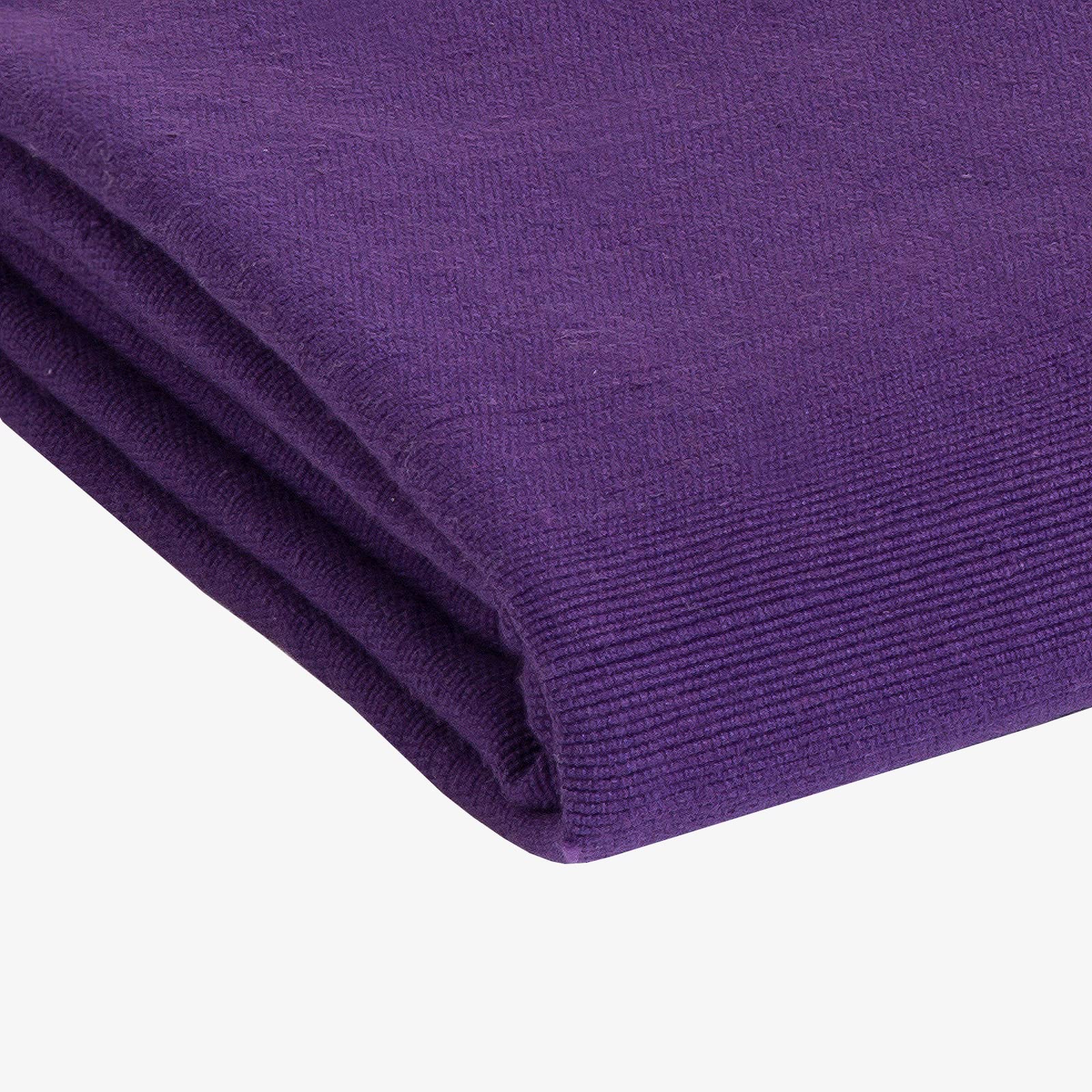 Yoga Studio Blanket/Purple/Ys Manta de Yoga de algodón orgánico, Color Morado, Unisex, Normal