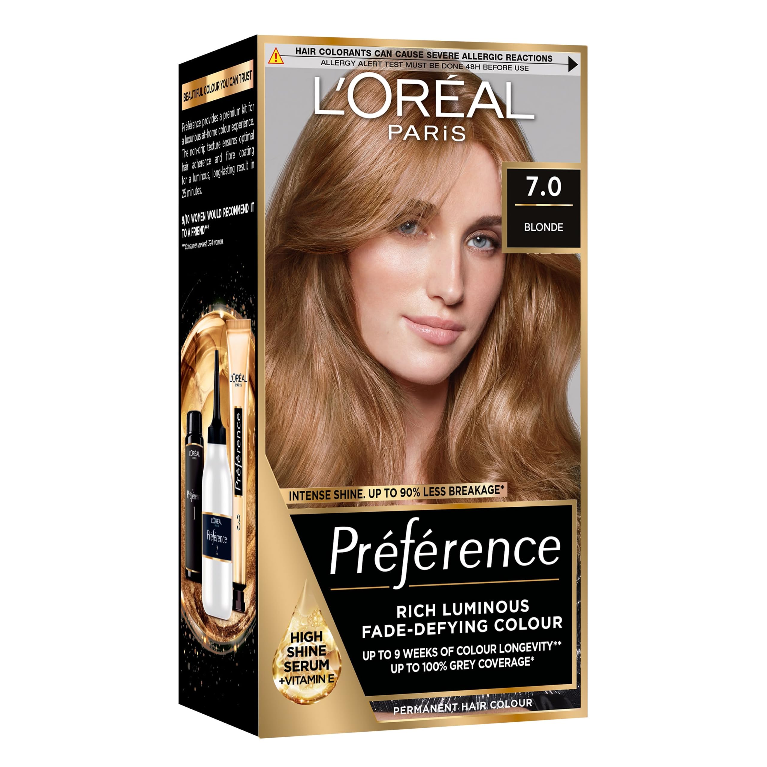 Loreal L'oreal Paris Preference 7.0 Blonde, Rich Luminous Fade-Defying Permanent Colour