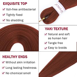 Alrence Pre Stretched Braiding Hair Long Braid 30 Inch 8 Packs Professional Braiding Hair Extensions Synthetic Crochet Twist Braids (30 Inch, 350)