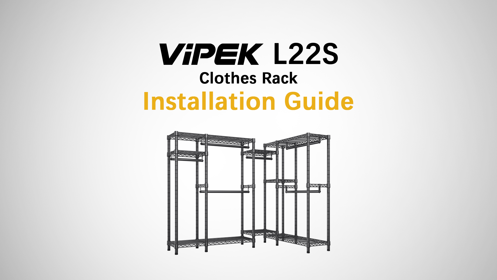 Watch Installation Guide for VIPEK L22 L22S Clothes Rack on Amazon