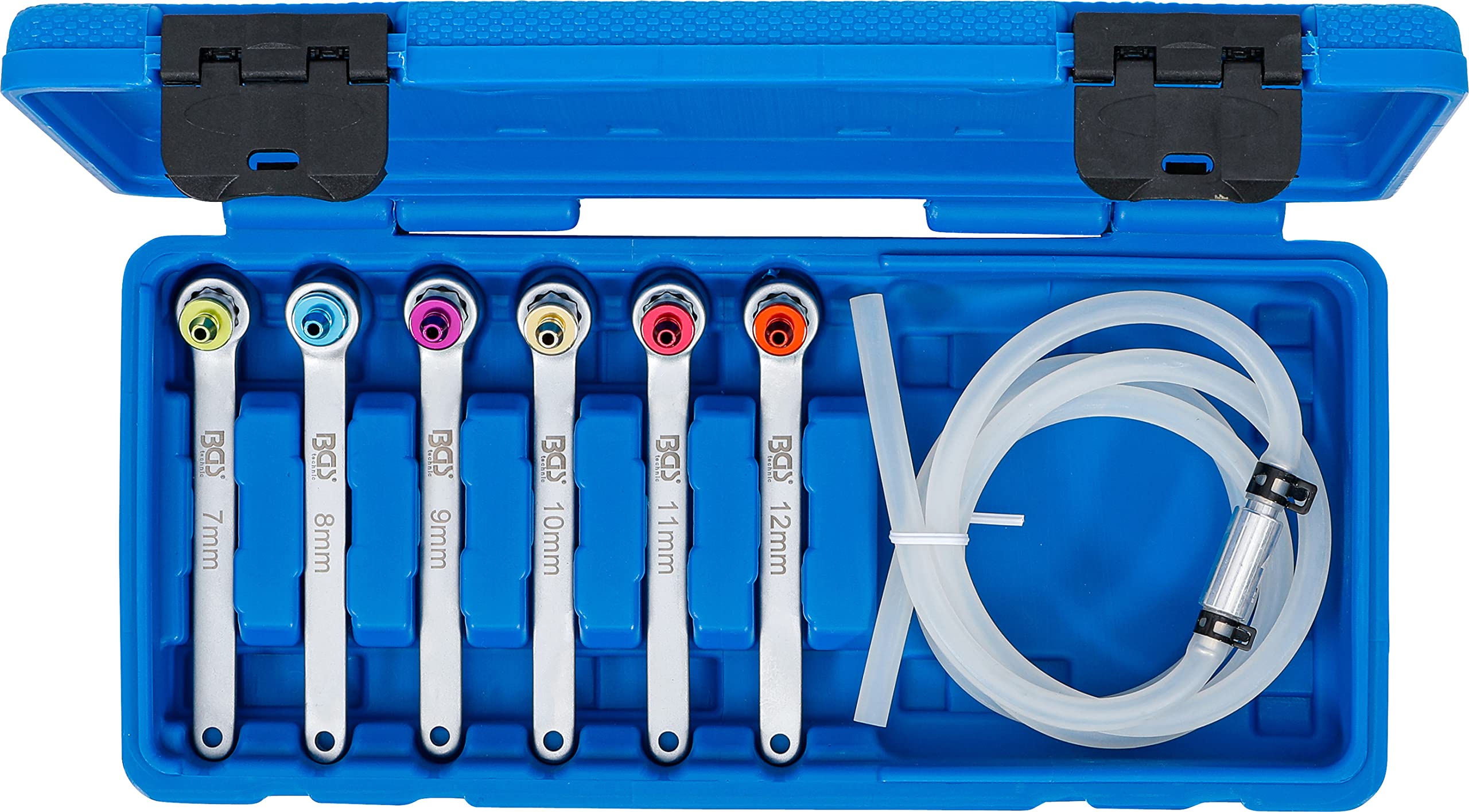 BGS 66516 | Serie di chiavi per spurgo freni | 7 - 8 - 9 - 10 - 11 - 12 mm | 7 pz.