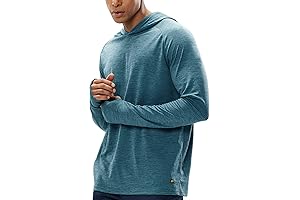 MIER Men's UPF 50+ Sun Protection Hoodie: Ultimate Sun Shield for Outdoor Adventures