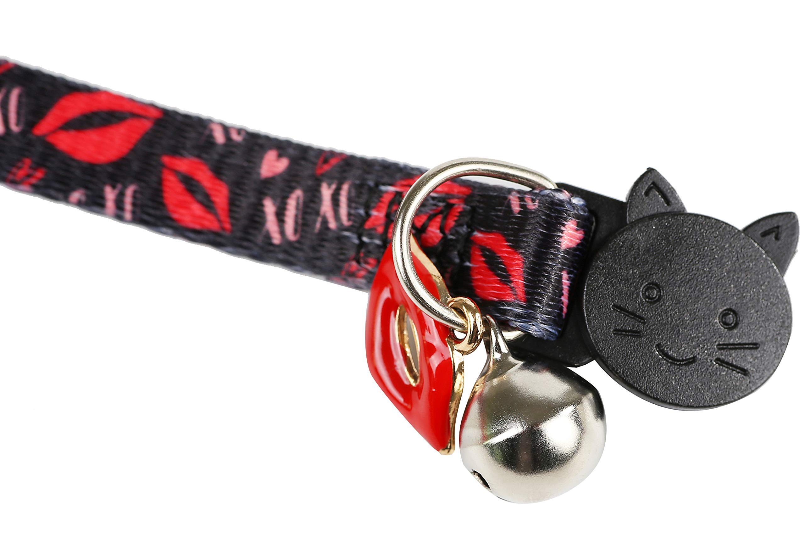 BoomBone Katzenhalsband Mit Fliege – Verstellbar, Mit Glöckchen & Breakaway-Funktion
