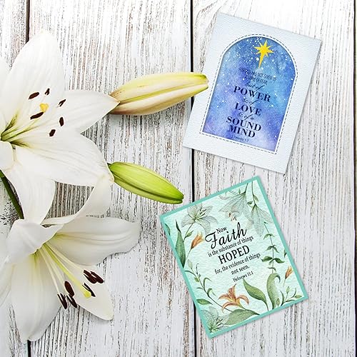 Miniatura 4 de GLOBLELAND Sellos transparentes cristianos para hacer tarjetas, palabras inspiradoras decorativas, sellos de silicona transparente para Pascua,