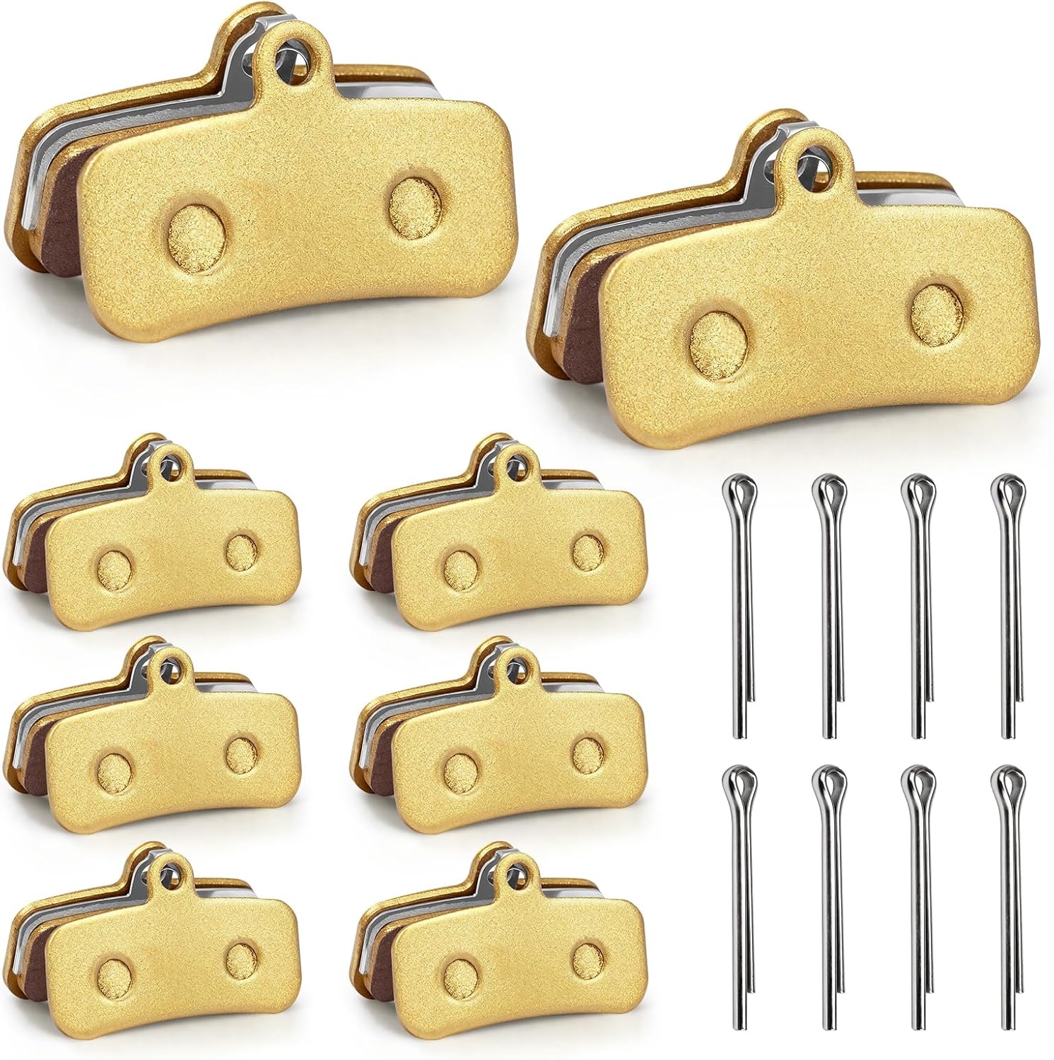 8 Pcs Brake Pads Compatible with Segway X160/X260, Surron Light Bee X/S, Talaria Sting MX3/MX4, Sintered off-Road Motorcycle Pads for Enhanced Stopping Power